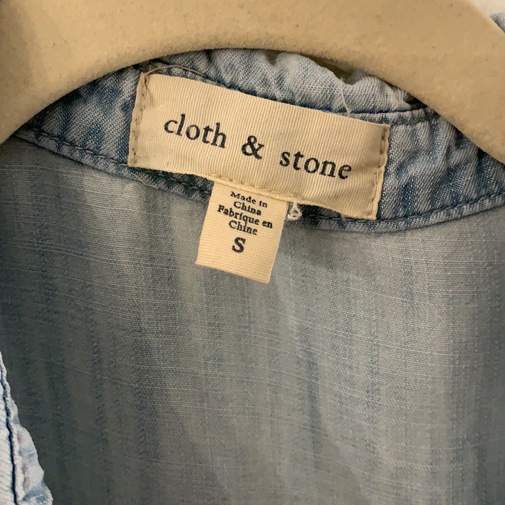Anthropologie Jean Button Up Shirt - Picture 2 of 3